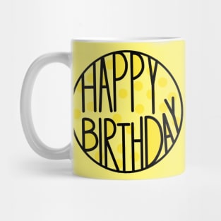 Happy Birthday To An Amazing Person , Pastel Yellow Color Mug